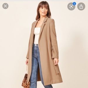Reformation Barton Wool Blend coat